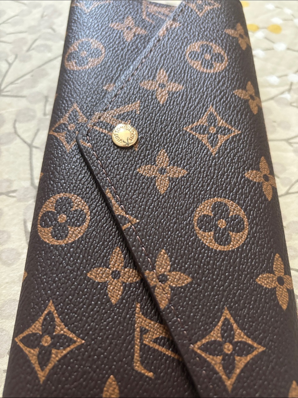 Monogram Long Wallet - Brown Leather